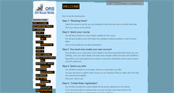 Desktop Screenshot of booking.offroadskills.com